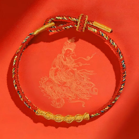 Red String Bracelet Cinnabar, Grounded Action, Steady Strength