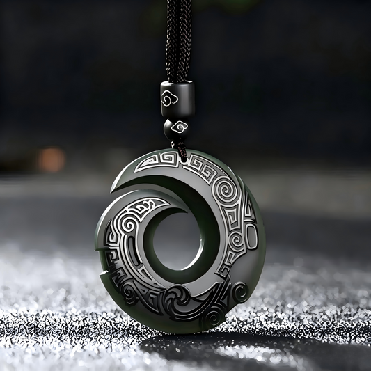 Hetian Jade Peace Pendant – Turn Luck, Grounding & Protection
