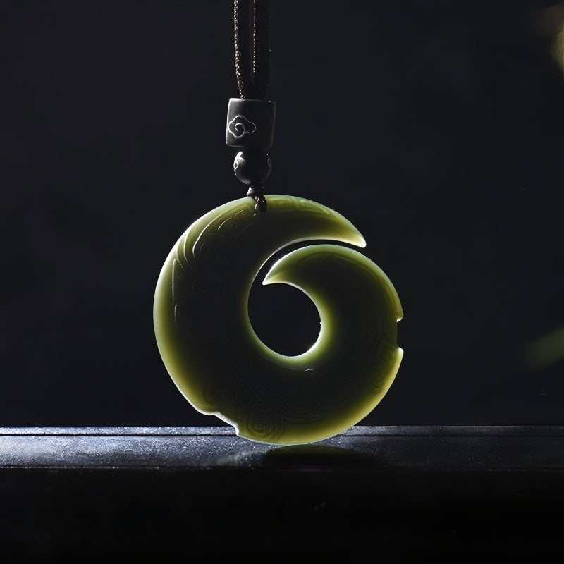 Deep Green Hetian Jade