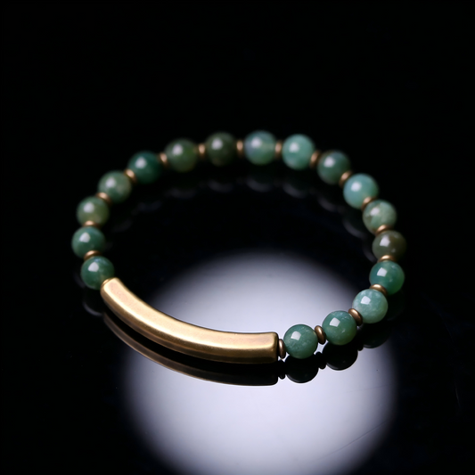 Moss Agate Bracelet Grounding Stone for Growt