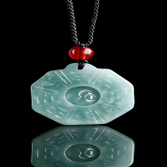 jade texture — smooth, waxy, naturally translucent, grounding energy